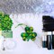27-Piece St. Patrick’s Day Shamrock Suncatcher Craft Kit – DIY Window Paint Art, Lucky Four-Leaf Clover Ornaments for Kids, Classroom, and Party Decorations